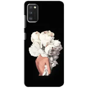 Чехлы (ART) Цветы на Xiaomi POCO M3 (VPrint) (Білі квіти)