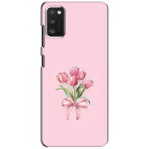 Чехол с розовым рисунком для Xiaomi POCO M3 (Букет цветов)