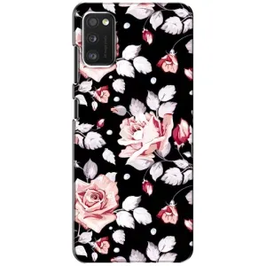 Чохли з квітами для Xiaomi POCO M3 (VPrint) (Квіти на чорному)