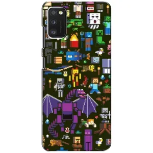 Чехол Майнкрафт на Xiaomi POCO M3 (AlphaPrint) Minecraft (Коллаж Майнкрафт)