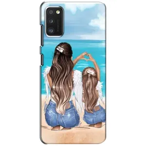 Чехол с печатью для Xiaomi POCO M3 - (Мама с ребенком) (AlphaPrint) (Мама с доченькой)