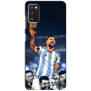 Чехлы для Xiaomi POCO M3 (Leo чемпион) (AlphaPrint) (Месси с кубком)