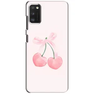 Чехол с розовым рисунком для Xiaomi POCO M3 (Розовые вишни)