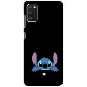Чохол з принтом Стіч на Xiaomi POCO M3 (Стіч на чорному)