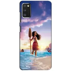 Чохол з мультфільмом Ваяна Xiaomi POCO M3 (Моана з веслом)