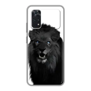 Чохли з картинкою животних Xiaomi POCO M4 Pro 4G (Чорний ЛЕВ)
