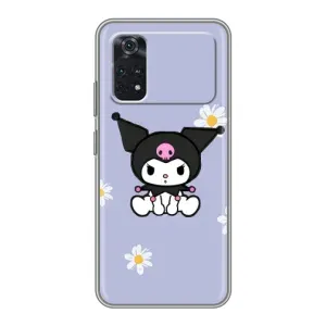 Чохол з кроликом Куромі на Xiaomi POCO M4 Pro 4G (Куромі в квітах)