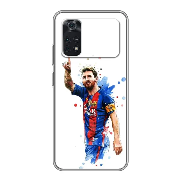 Чехол с принтом «Лео Месси» для Xiaomi POCO M4 Pro 4G
