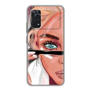 Чохол з друком для Xiaomi POCO M4 Pro 4G - (Мода) (AlphaPrint) (Макіяж)