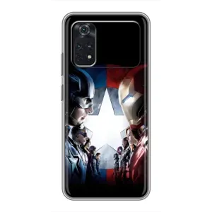 Чохли з героями Марвел Xiaomi POCO M4 Pro 4G (VPrint) (Марвел стайл)