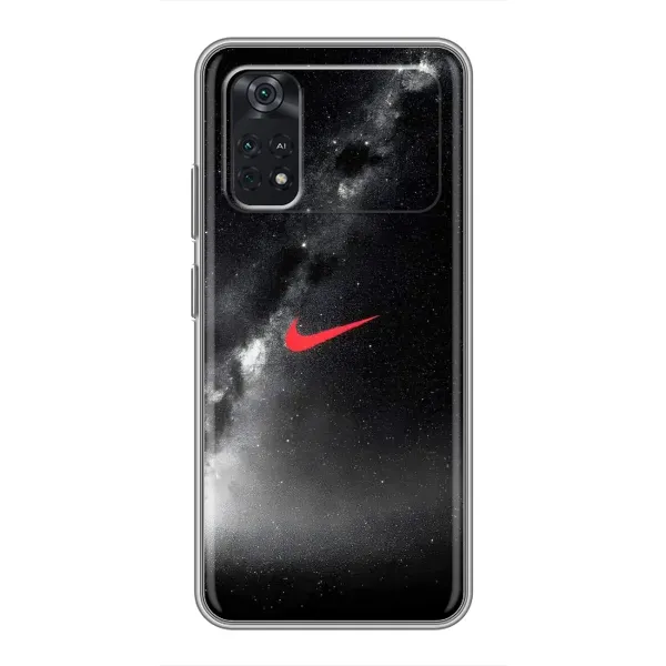 Чохол з принтом «Найк червоний» для Xiaomi POCO M4 Pro 4G