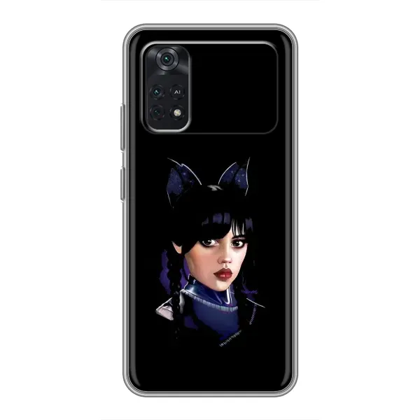 Чохол з принтом «серйозна Венздей» для Xiaomi POCO M4 Pro 4G