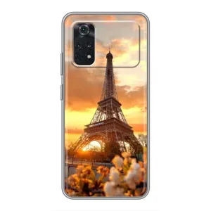 Чохол Ейфелева Вежа Xiaomi POCO M4 Pro 4G - (AlphaPrint) (Сонячня вежа)
