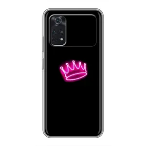 Чохол з Короною Ксіаомі ПОКО M4 Про 4G - (AlphaPrint) (Яскрава корона)