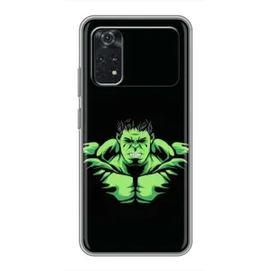 Чохли з героями Марвел Xiaomi POCO M4 Pro 4G (VPrint) (Зелений Халк)