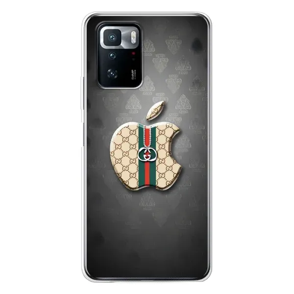 Чохол з принтом «Apple gucci» для Xiaomi POCO X3 GT