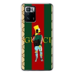 Бренднові Чохли для Xiaomi POCO X3 GT - (PREMIUMPrint) (Барт ГУЧЧІ)