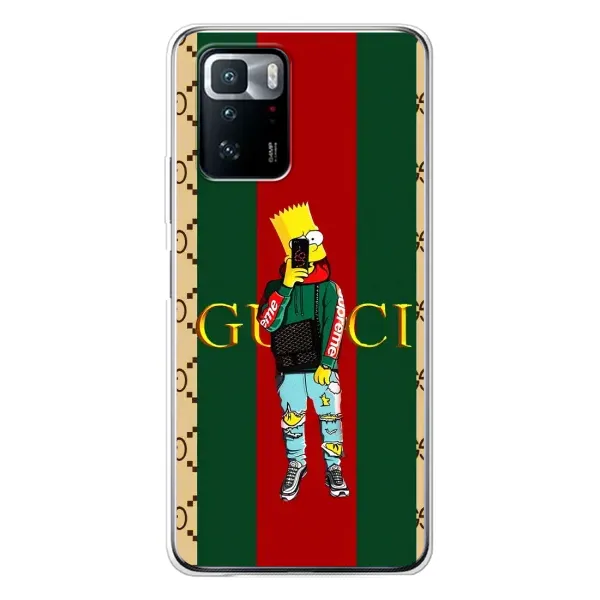 Чехол с принтом «Барт ГУЧЧИ» для Xiaomi POCO X3 GT