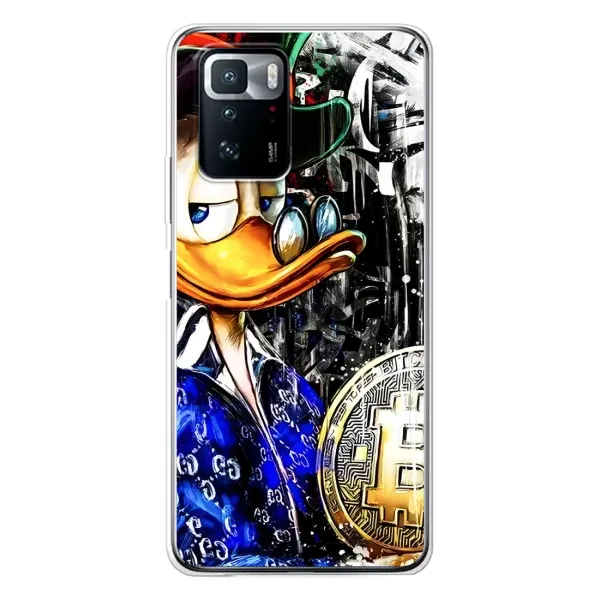 Чохол з принтом «Біткойн Скрудж» для Xiaomi POCO X3 GT