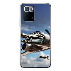Чехол с мемом Тралалело тралала на Xiaomi POCO X3 GT (Бомбардиро крокодило)