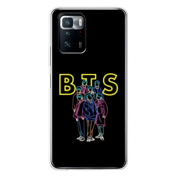 Чохол з принтом «BTS стайл» для Xiaomi POCO X3 GT