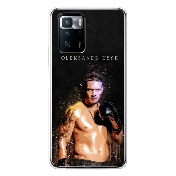 Чохол з принтом «Боксер Олександр Усик» для Xiaomi POCO X3 GT Чохол з принтом «Боксер Олександр Усик» для Xiaomi POCO X3 GT