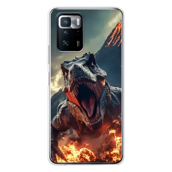 Чохол з принтом «Вогняний динозавр» для Xiaomi POCO X3 GT Чохол з принтом «Вогняний динозавр» для Xiaomi POCO X3 GT