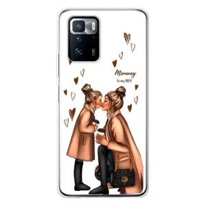 Чохол з друком для Xiaomi POCO X3 GT - (Мама з дитинкою) (AlphaPrint) (Донька і мама)