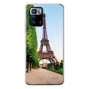 Чохол Ейфелева Вежа Xiaomi POCO X3 GT - (AlphaPrint) (Дорога до Парижу)