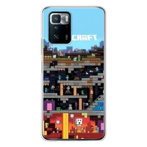 Чохол Майнкрафт на Xiaomi POCO X3 GT (AlphaPrint) Minecraft (фон Minecraft)