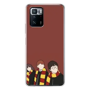 Чехлы с Гарри Поттером для Xiaomi POCO X3 GT (AlphaPrint) (Гарри с друзьями)
