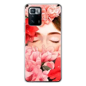 Чехлы (ART) Цветы на Xiaomi POCO X3 GT (VPrint) (Очі в квітах)