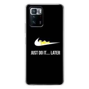 Чехол с Симпсонами для Xiaomi POCO X3 GT (VPrint) (Гомер Later)