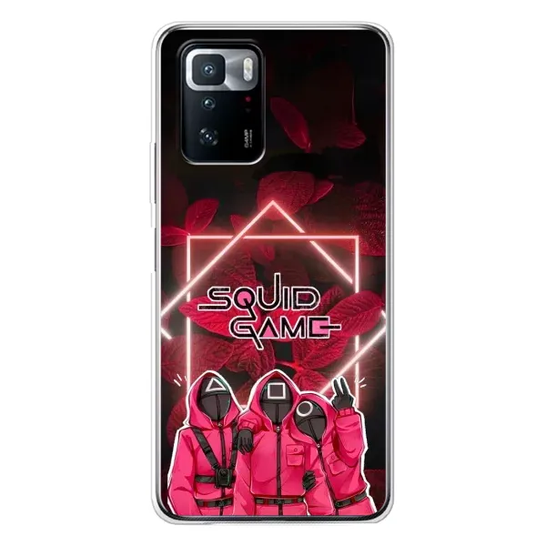 Чехол с принтом «Охранники Игра кальмара» для Xiaomi POCO X3 GT
