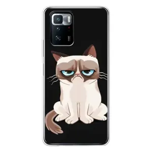 Чохол з принтом для Xiaomi POCO X3 GT (AlphaPrint) Модні коти (Сумний кіт)
