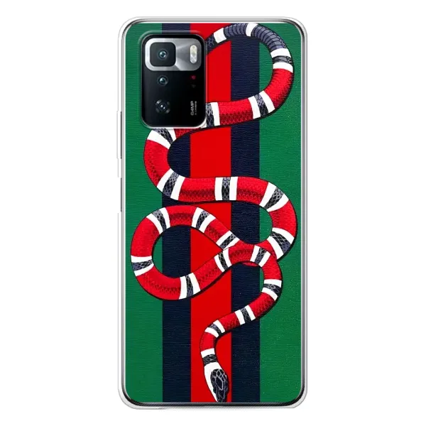 Чохол з принтом «Gucci змія» для Xiaomi POCO X3 GT