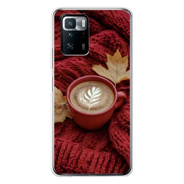 Чехол с принтом «Кофе на пледе» для Xiaomi POCO X3 GT Чехол с принтом «Кофе на пледе» для Xiaomi POCO X3 GT