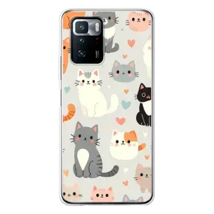 Чохол з малюнком кіт на Xiaomi POCO X3 GT (Колаж котів)