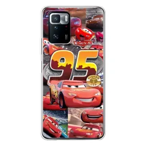 Чехол с принтом «Коллаж Молния Маквин» для Xiaomi POCO X3 GT