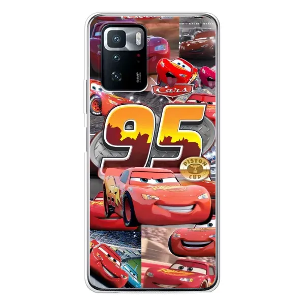 Чехол с принтом «Коллаж Молния Маквин» для Xiaomi POCO X3 GT
