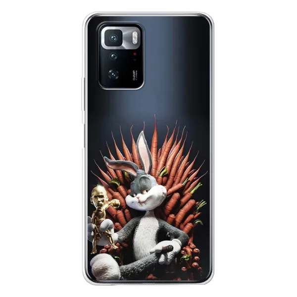 Чехол с принтом «Король Кролик» для Xiaomi POCO X3 GT