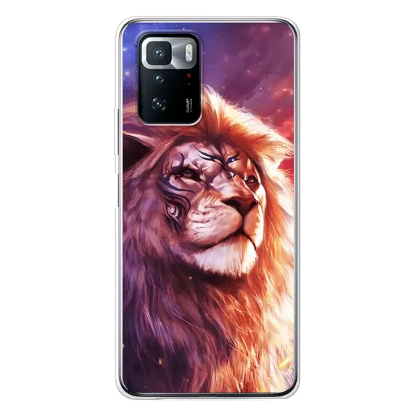 Чохол з принтом «Красочний Лев» для Xiaomi POCO X3 GT