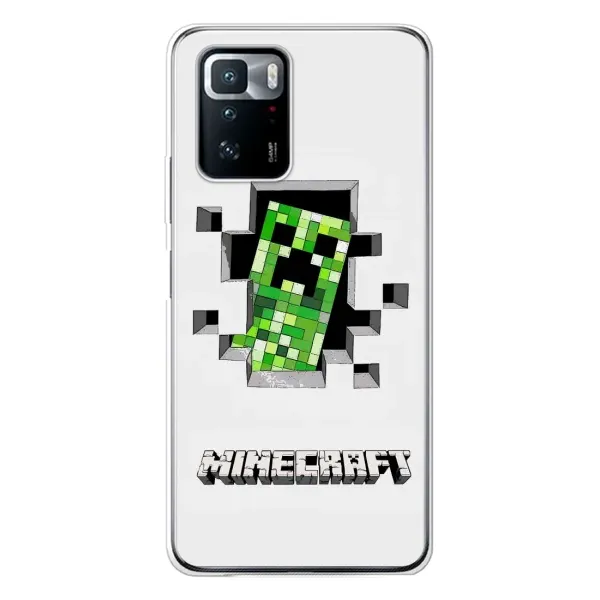 Чохол з принтом «кріпер Майнкрафт» для Xiaomi POCO X3 GT