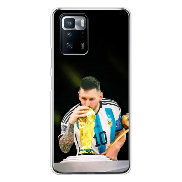 Чехол с принтом «Кубок Месси» для Xiaomi POCO X3 GT Чехол с принтом «Кубок Месси» для Xiaomi POCO X3 GT