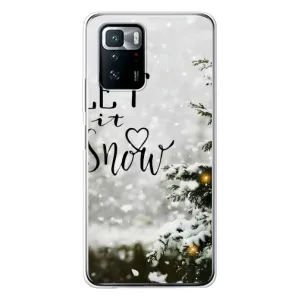 Новорічні, Святкові Чохли для Xiaomi POCO X3 GT - 2024 год (Let it snow)
