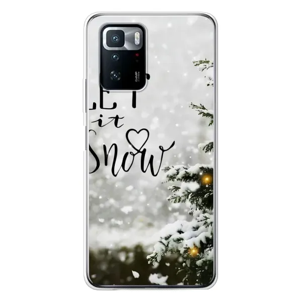 Чехол с принтом «Let it snow» для Xiaomi POCO X3 GT