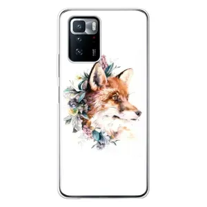 Чохли з картинкою Лисичка для Xiaomi POCO X3 GT (VPrint) (Лиса в квітах)