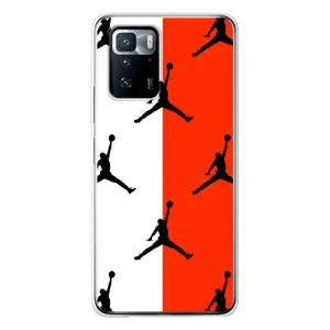 Чехлы для Xiaomi POCO X3 GT - с картинкой JORDAN (AlphaPrint) (Лого Джордан)
