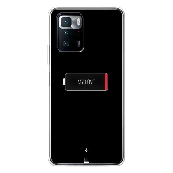 Чохол з принтом «Love battery» для Xiaomi POCO X3 GT Чохол з принтом «Love battery» для Xiaomi POCO X3 GT