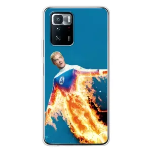 Чохол з принтом Фантастична четвірка для Xiaomi POCO X3 GT (Людина-факел у вогні)
